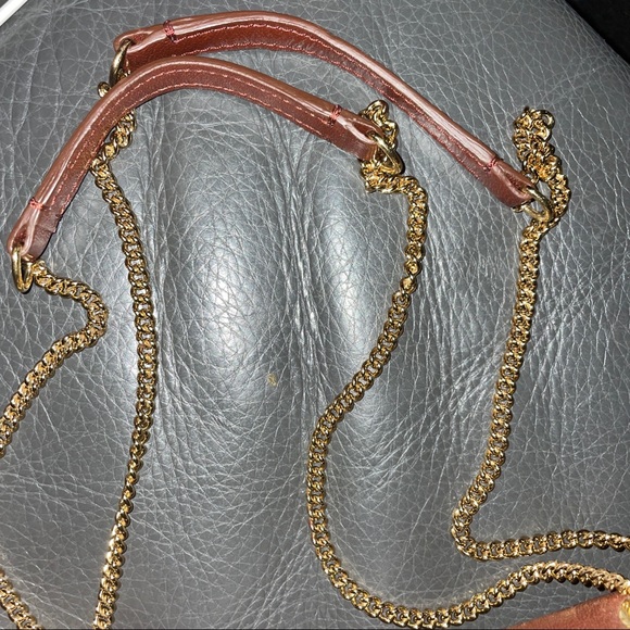 Marc Jacobs Leather Mini Polly Crossbody Key Lock Closure Chain Handbag - Picture 5 of 15